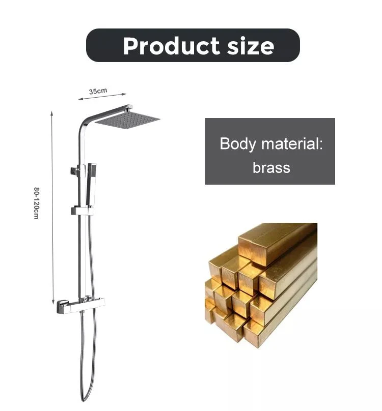 Thermostatic Shower Faucet Set Popular Bathroom Major Constant Temperature Durable Multifunctional Bath Faucet Rainfall Waterfall Mixer Smart Shower Set