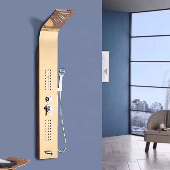 폭포형 욕조 주둥이가 있는 샤워 시스템